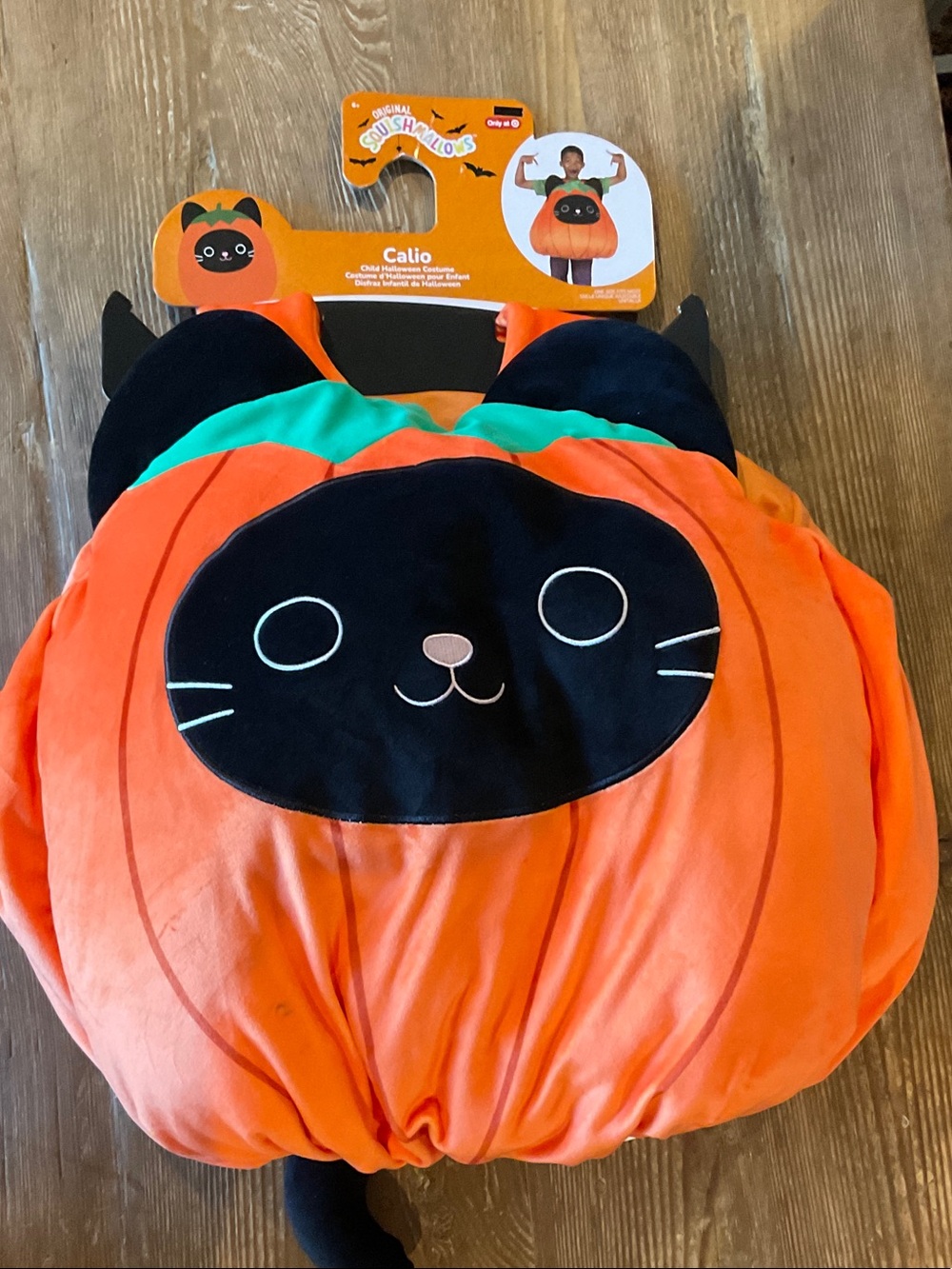 Squishmallows Calio Pumpkin Cat Costume